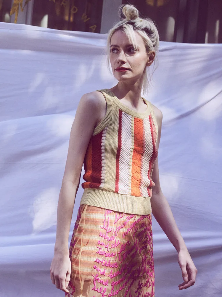 Merrill Striped Tank sold by Lingua Franca NYC product image thumbnail 2