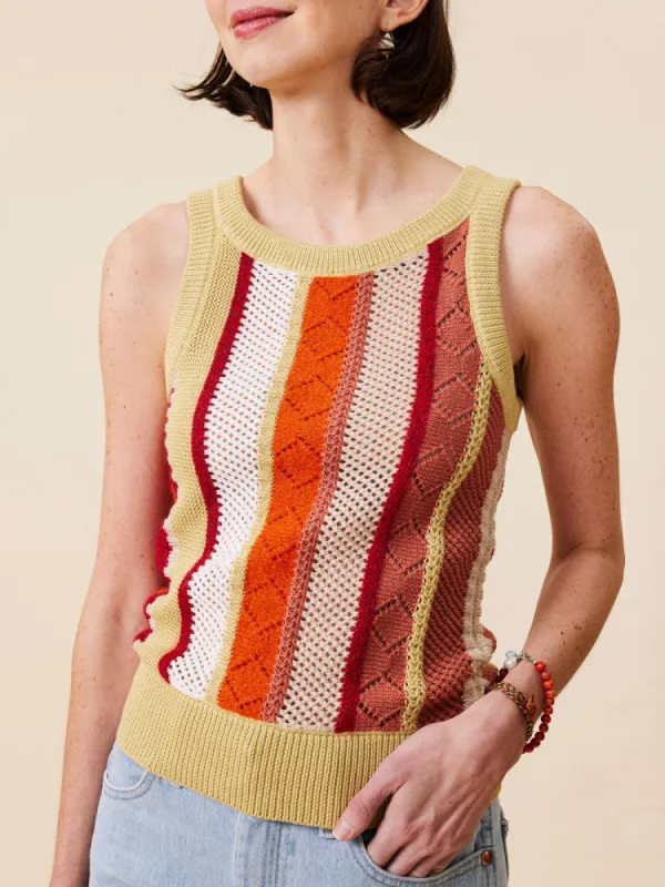 Merrill Striped Tank sold by Lingua Franca NYC