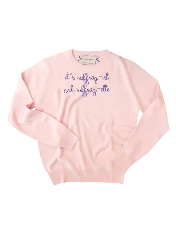 "it's suffrag-ist, not suffrag-ette" Crewneck made by Lingua Franca NYC