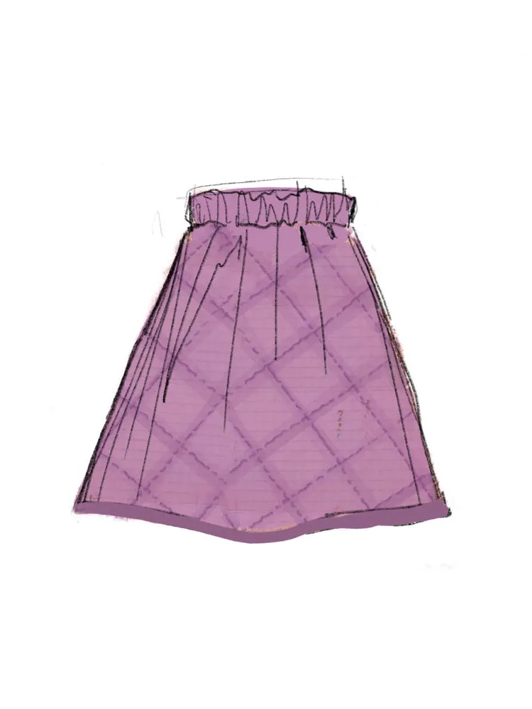 Alma Quilted Mini Skirt sold by Lingua Franca NYC product image thumbnail 2