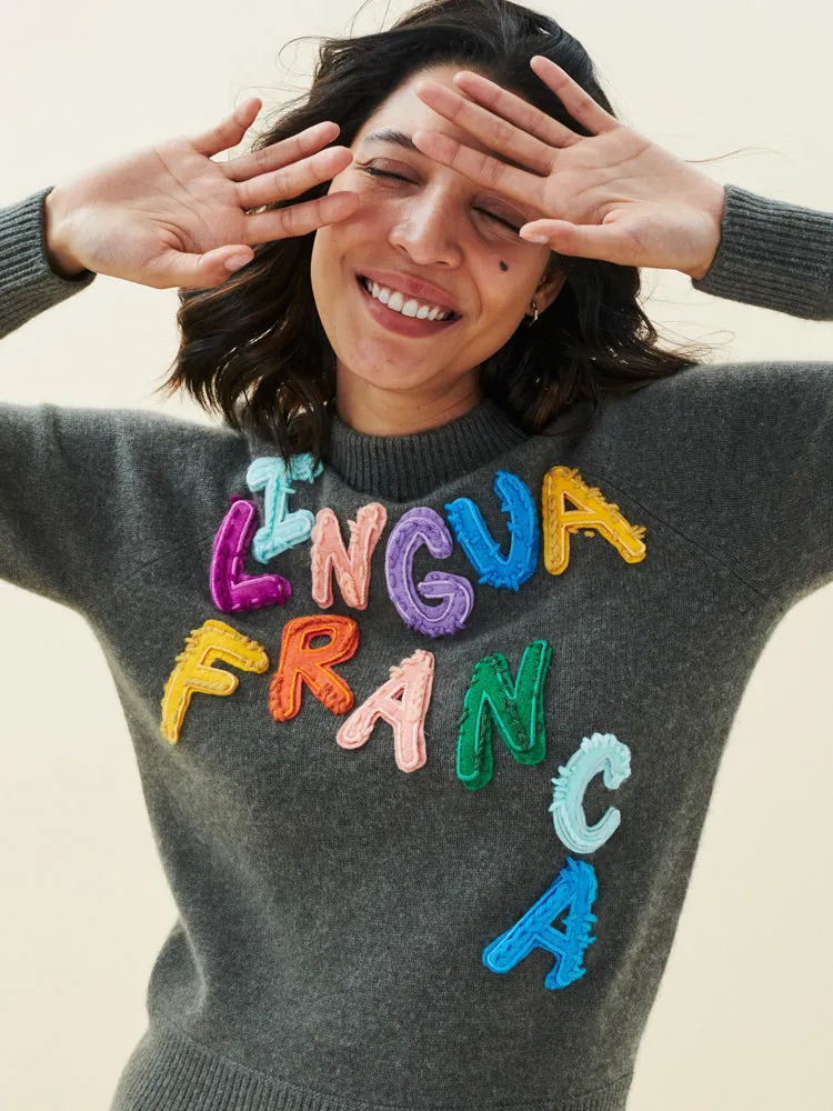 Lingua Franca Raglan Pullover sold by Lingua Franca NYC
