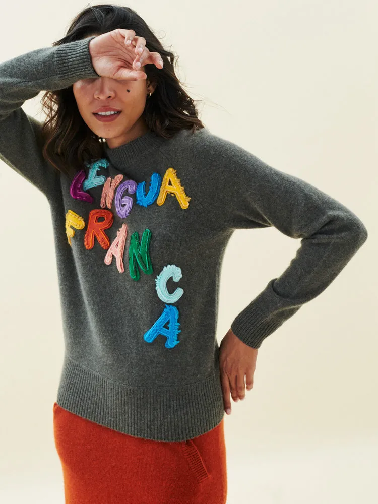 Lingua Franca Raglan Pullover sold by Lingua Franca NYC product image thumbnail 3