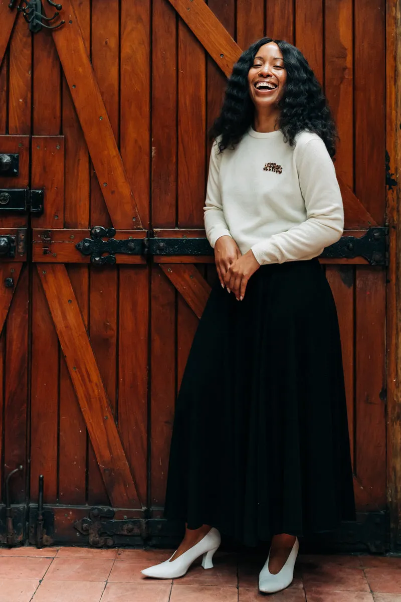 Beaded Jeepers Crewneck sold by Lingua Franca NYC product image thumbnail 2