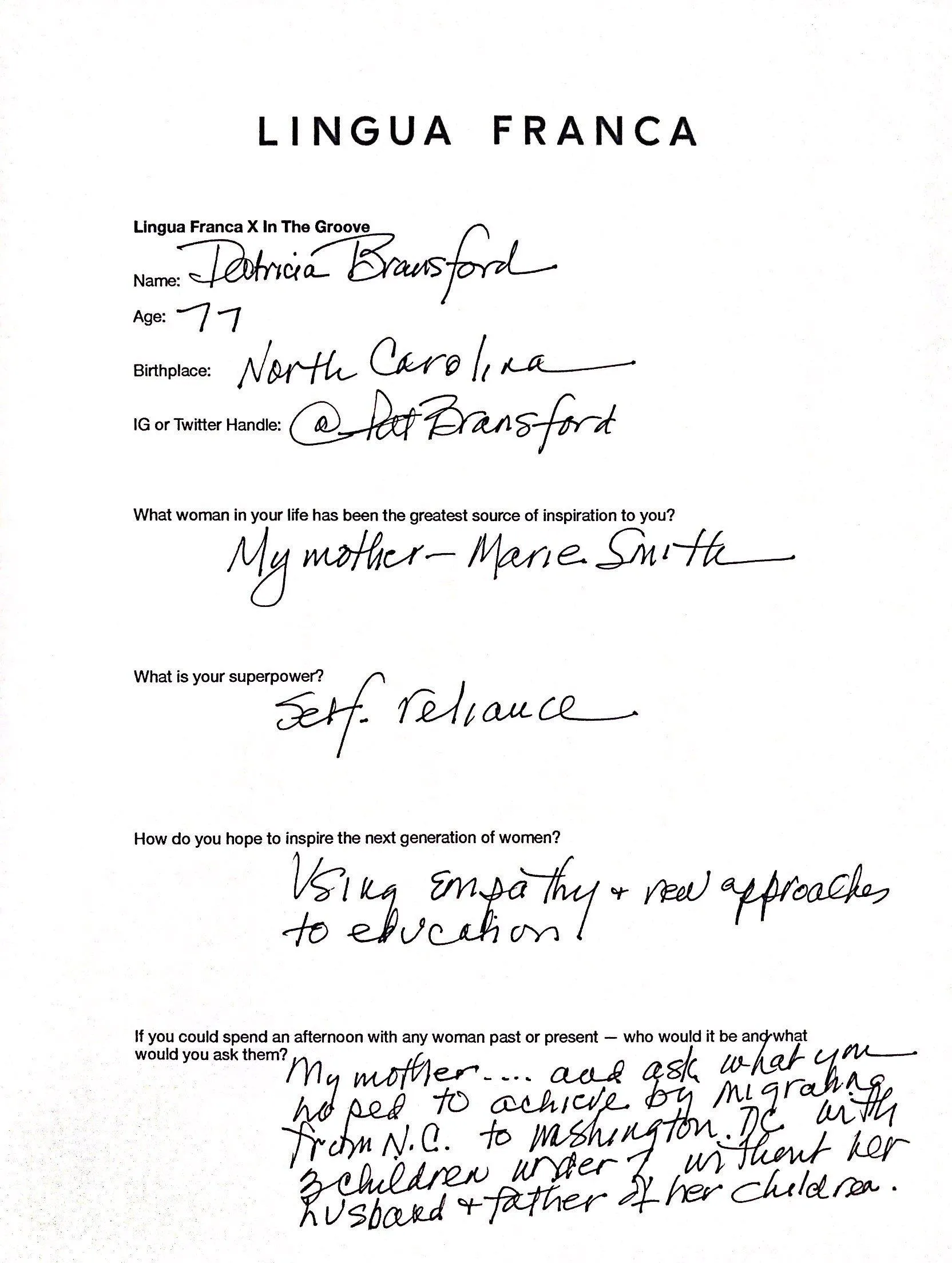 Patricia Bransford sold by Lingua Franca NYC product image thumbnail 2