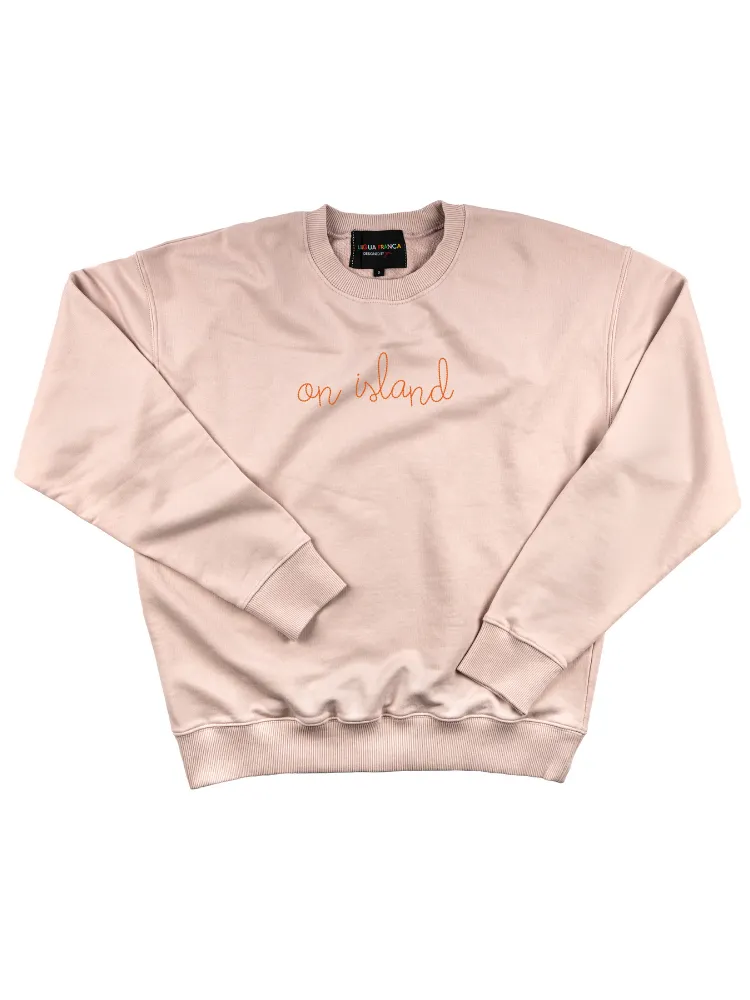 "on island" Men's Sweatshirt sold by Lingua Franca NYC product image thumbnail 4