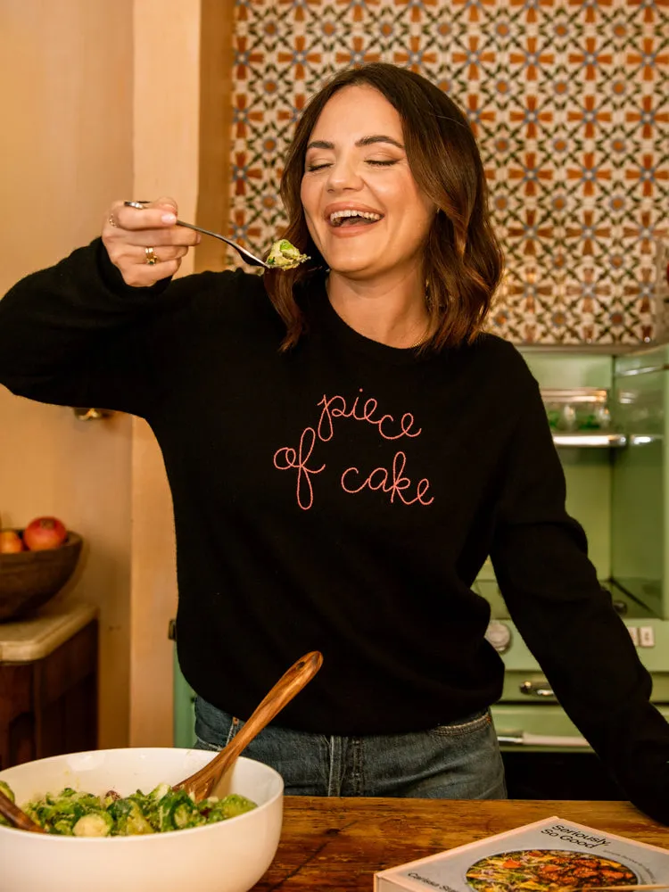 "piece of cake" Crewneck sold by Lingua Franca NYC product image thumbnail 3