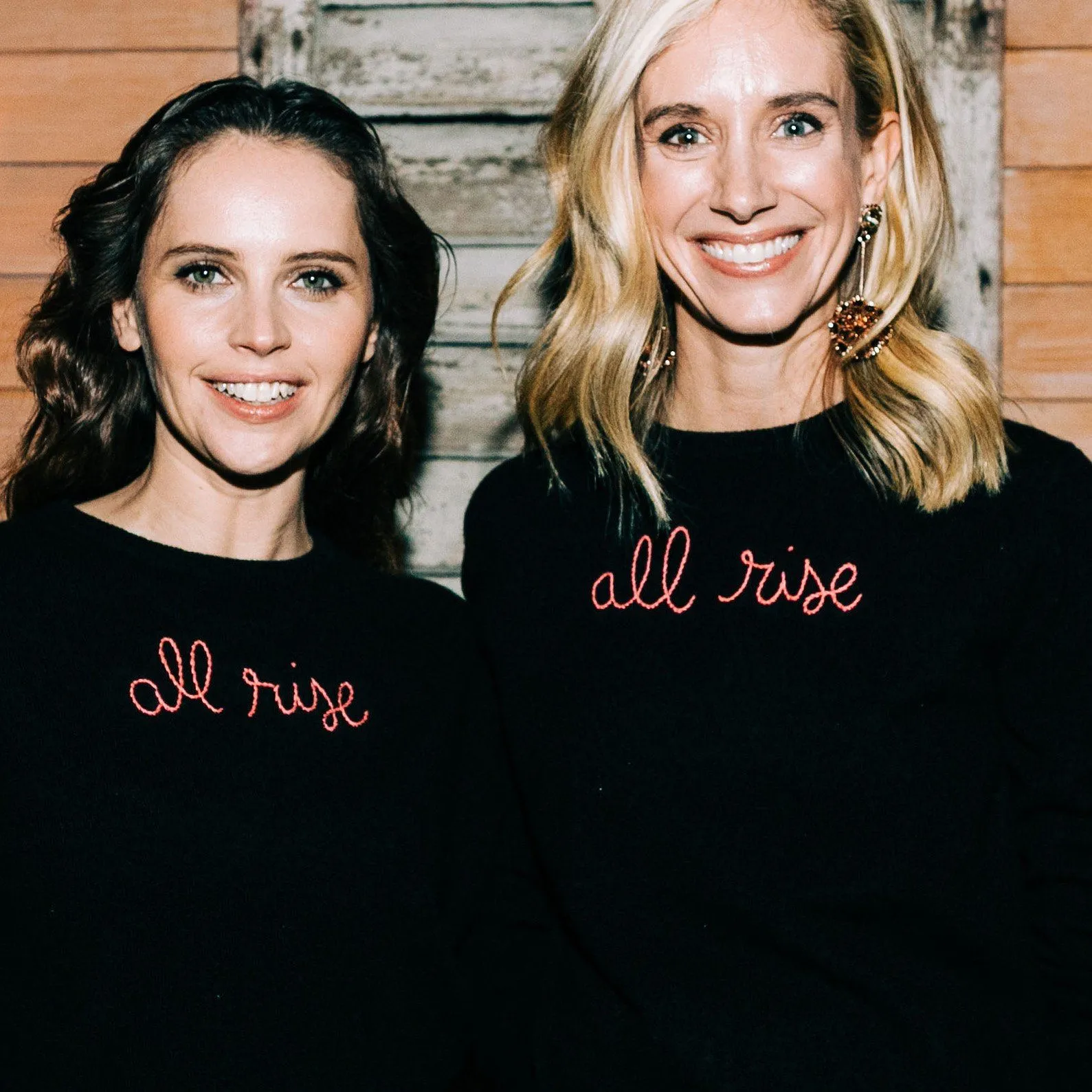 "all rise" Crewneck sold by Lingua Franca NYC product image thumbnail 2