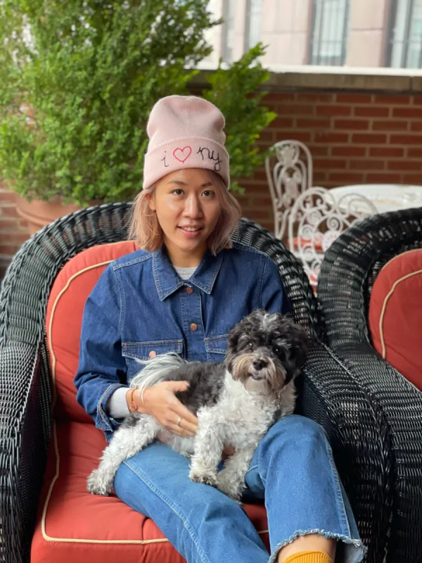 "I heart ny" Beanie sold by Lingua Franca NYC