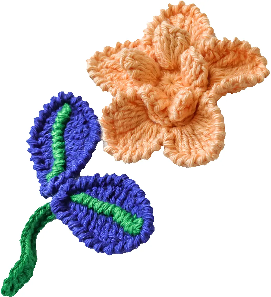 Crochet Flower sold by Lingua Franca NYC product image thumbnail 2