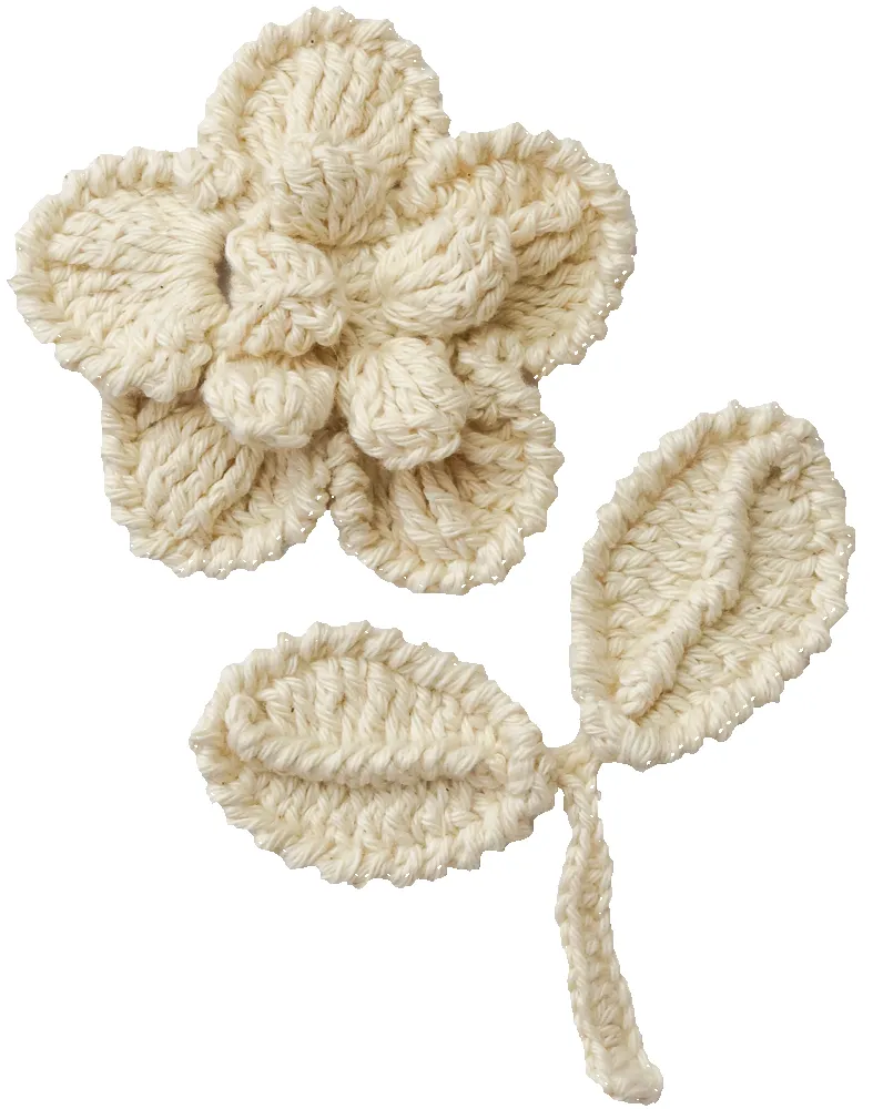 Crochet Flower sold by Lingua Franca NYC product image thumbnail 5
