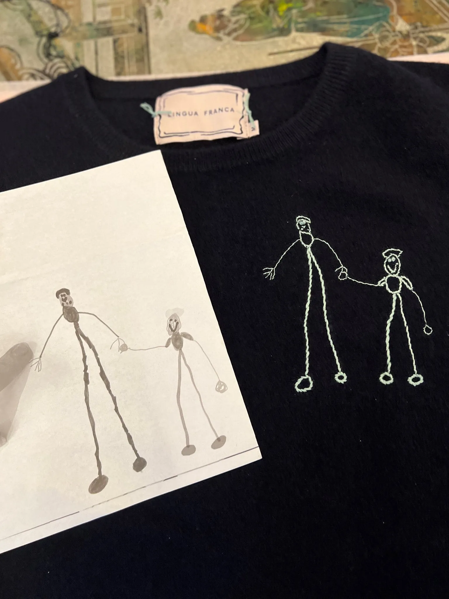 Bespoke Mens Crewneck sold by Lingua Franca NYC product image thumbnail 2