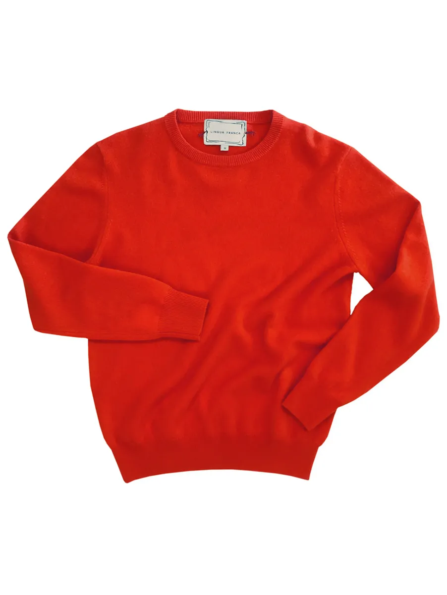 "karma is my boyfriend" Crewneck sold by Lingua Franca NYC product image thumbnail 3