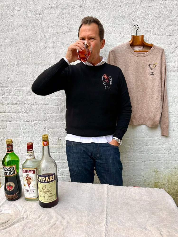 1:1:1 Negroni Crewneck sold by Lingua Franca NYC product image thumbnail 4