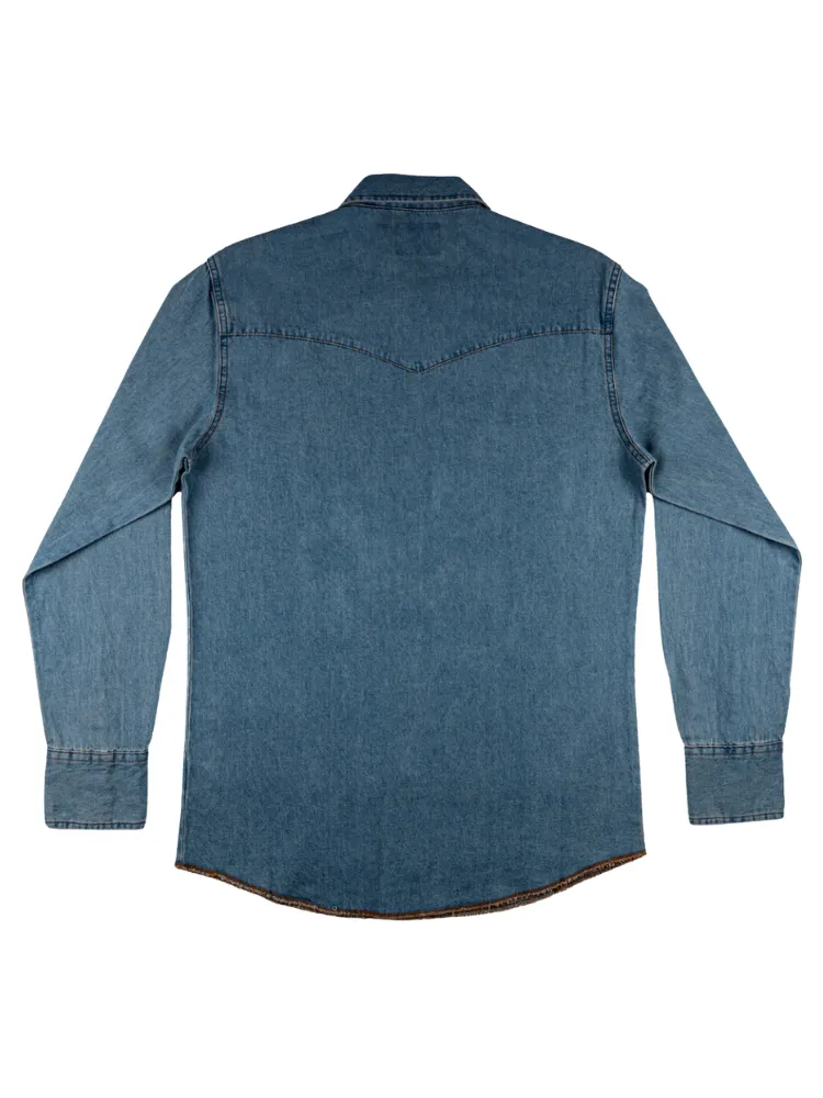 Peace and Vote Men's Wrangler® Shirt sold by Lingua Franca NYC product image thumbnail 2