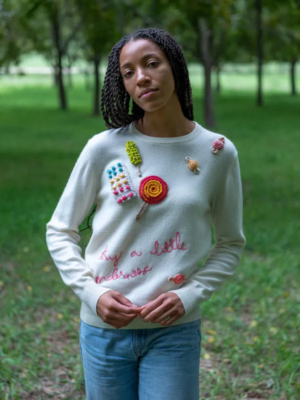 Try A Little Tenderness Crewneck sold by Lingua Franca NYC