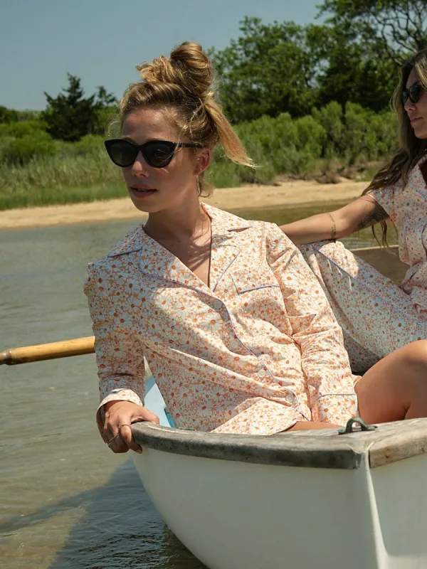 Whoopsie Daisy Long Sleeve PJ Top made by Lingua Franca NYC