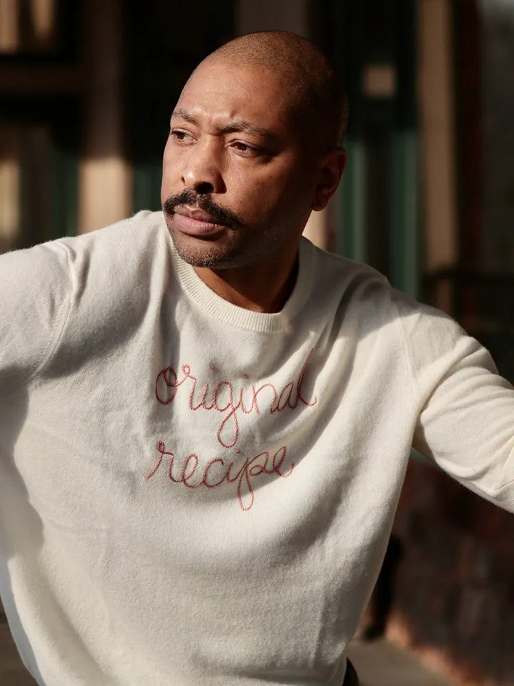 "original recipe" Crewneck sold by Lingua Franca NYC