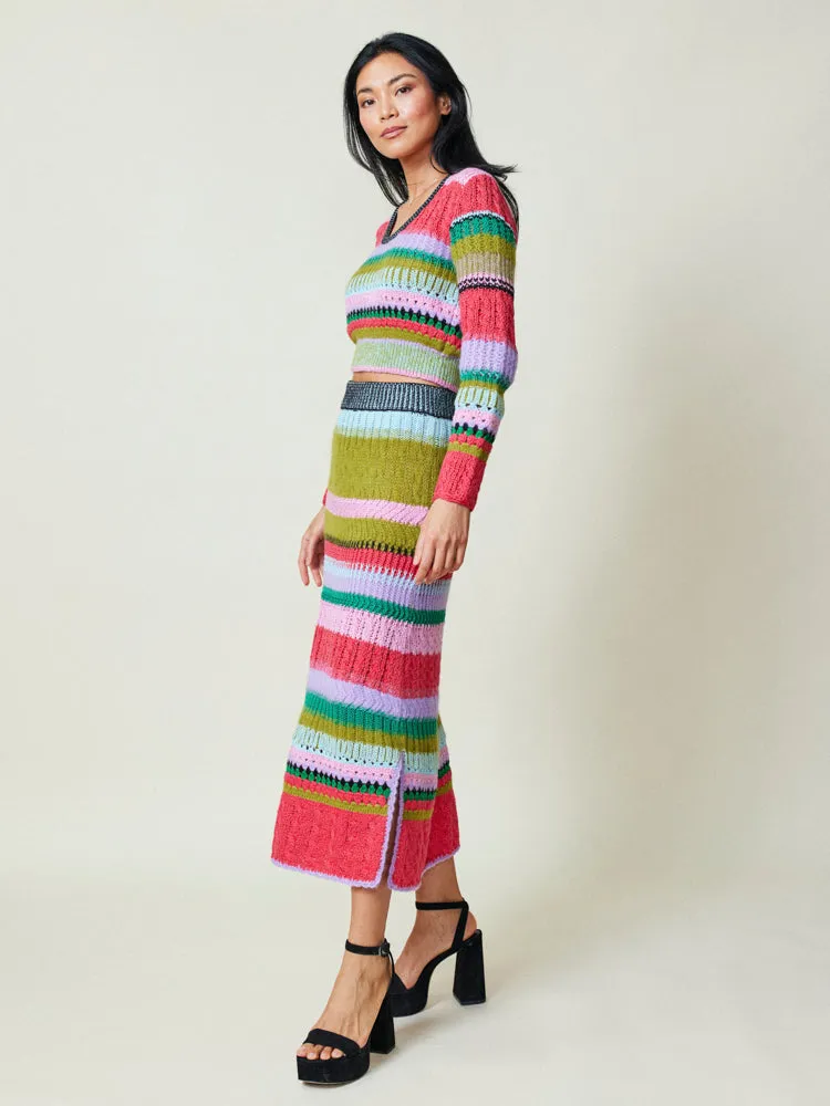 Ashby Multi Stitch Top sold by Lingua Franca NYC product image thumbnail 3