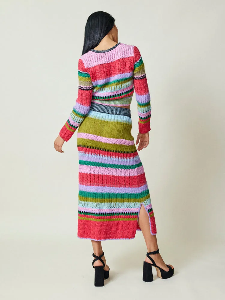 Ashby Multi Stitch Top sold by Lingua Franca NYC product image thumbnail 4