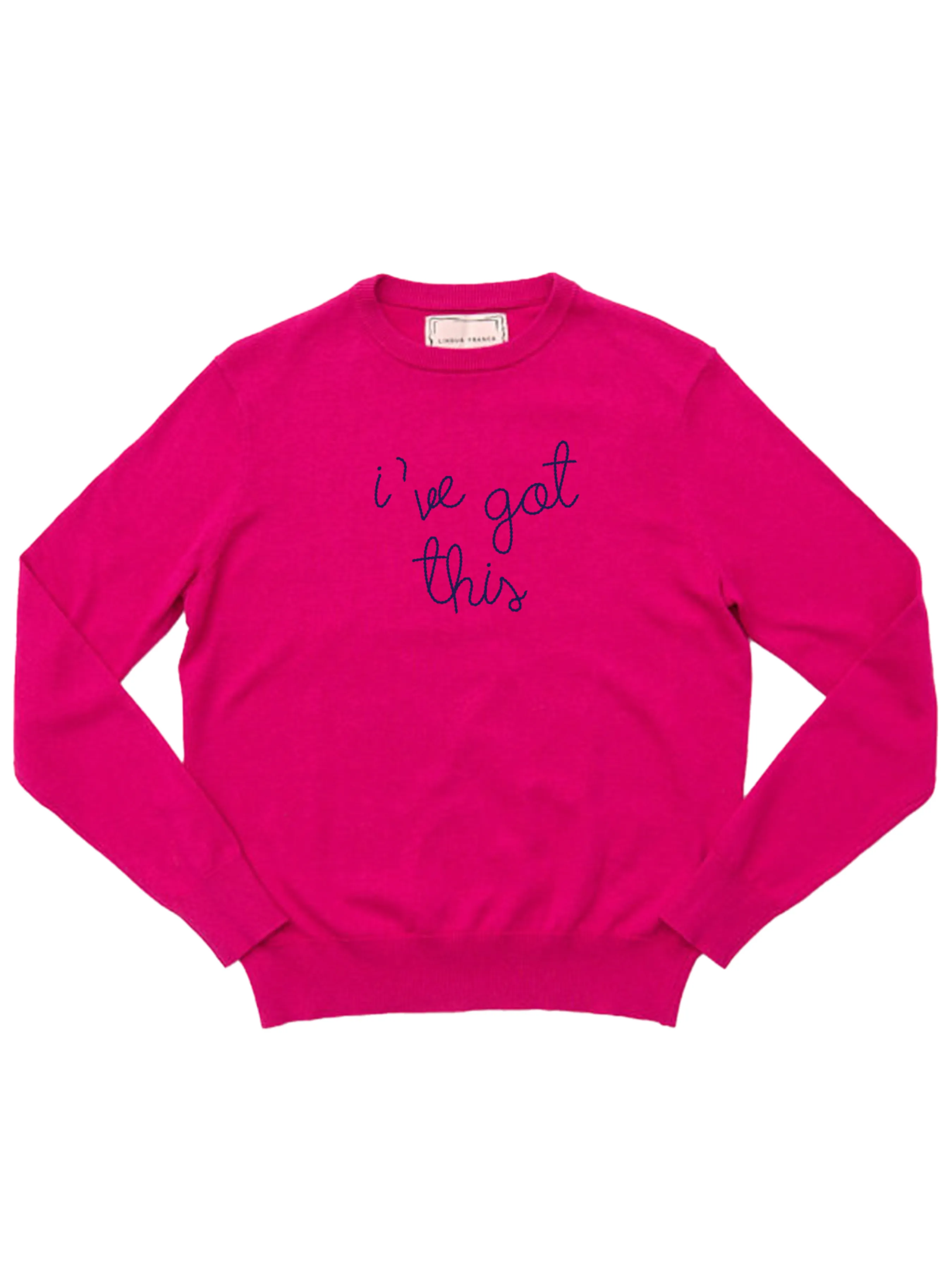 "i've got this" Cotton Silk Crewneck sold by Lingua Franca NYC product image thumbnail 3