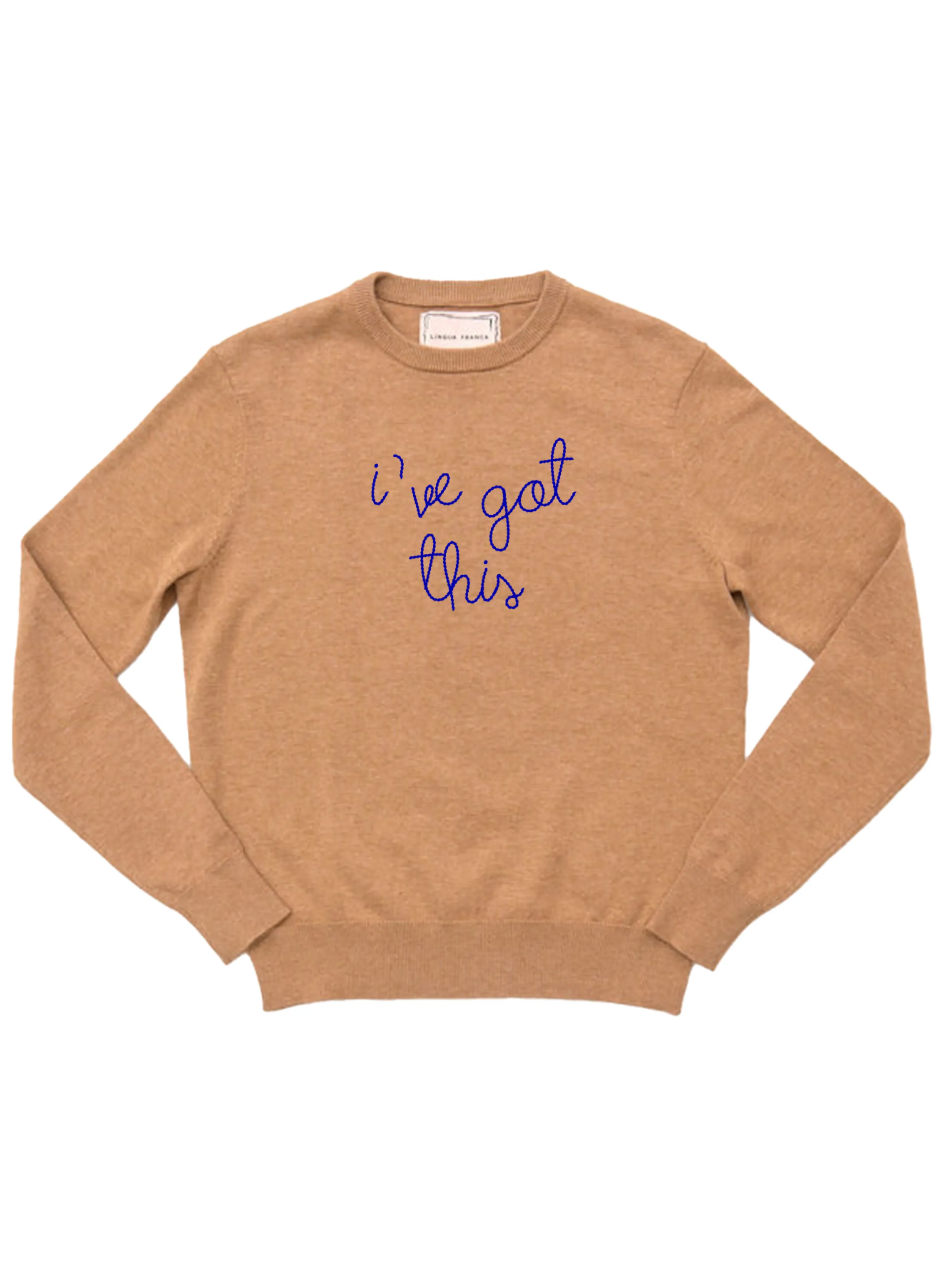 "i've got this" Cotton Silk Crewneck sold by Lingua Franca NYC product image thumbnail 4