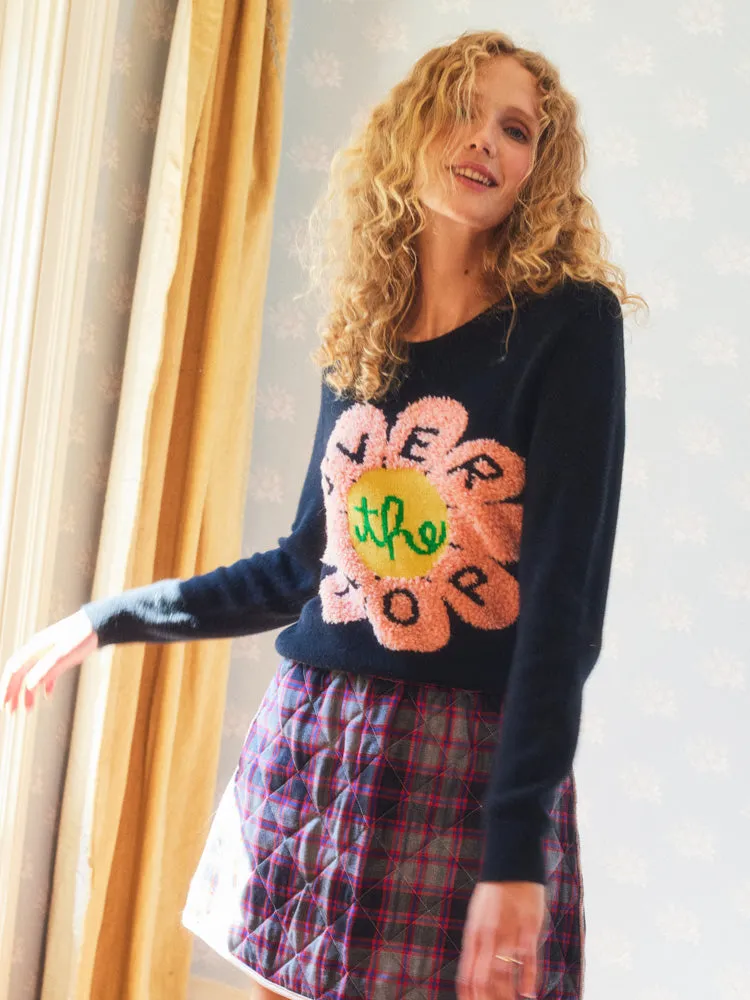 Over the Top Crewneck sold by Lingua Franca NYC product image thumbnail 3