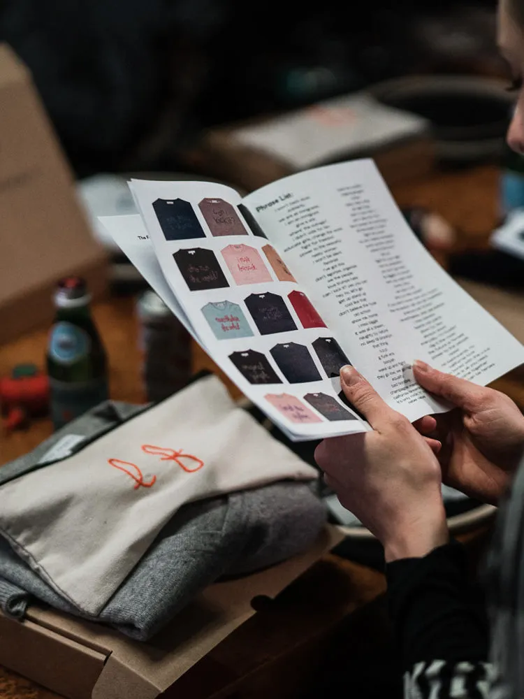 LF Home Embroidery Kit sold by Lingua Franca NYC product image thumbnail 3