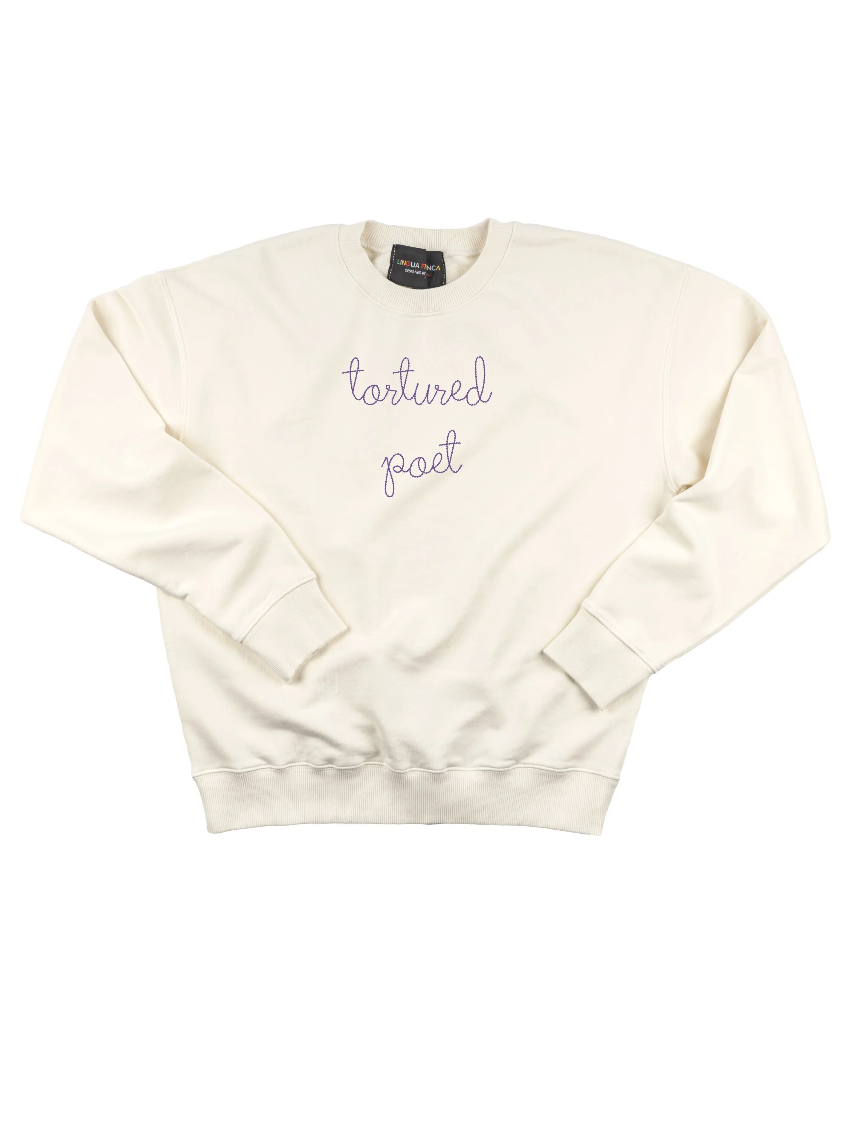 "tortured poet" Women's Sweatshirt sold by Lingua Franca NYC product image thumbnail 3