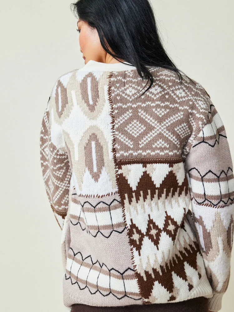 Lucy Oversized Cardigan sold by Lingua Franca NYC product image thumbnail 2