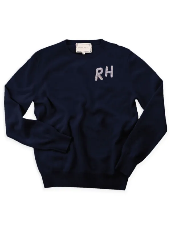 Custom Patch Crewneck sold by Lingua Franca NYC