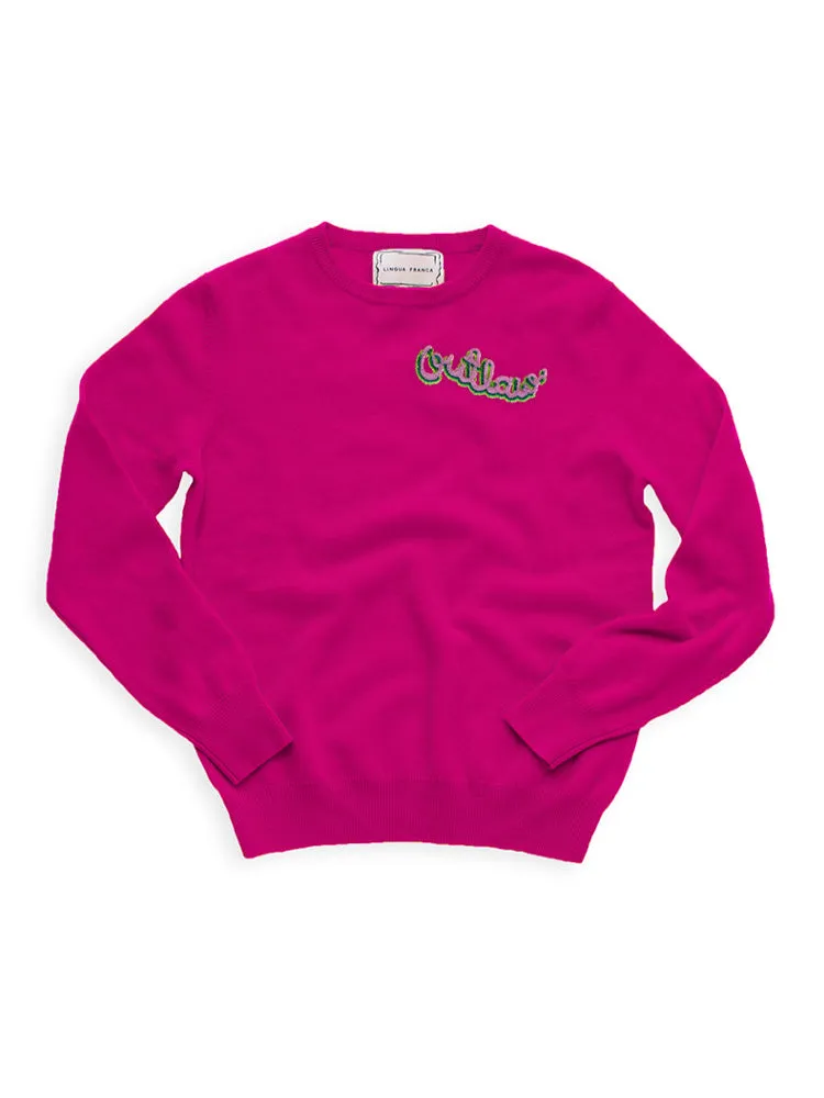 Custom Patch Crewneck sold by Lingua Franca NYC product image thumbnail 2