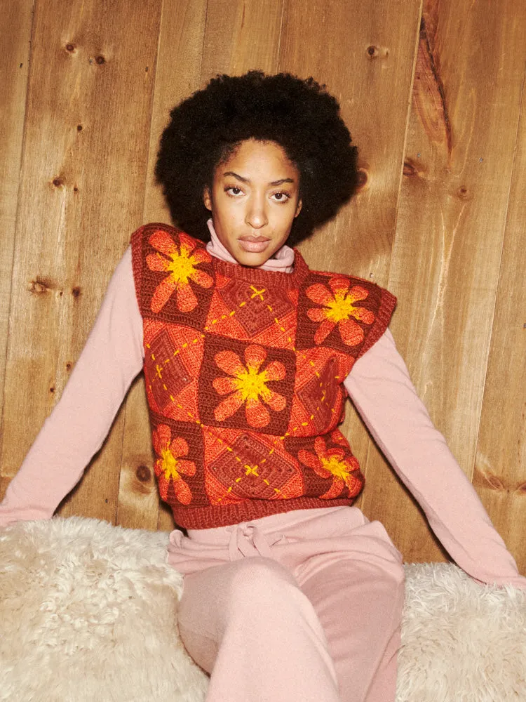 Crochet Vest sold by Lingua Franca NYC product image thumbnail 3