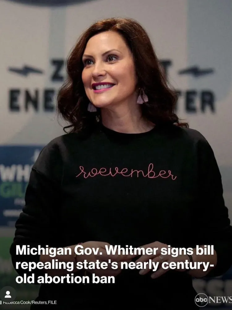 "roevember" Crewneck sold by Lingua Franca NYC product image thumbnail 3