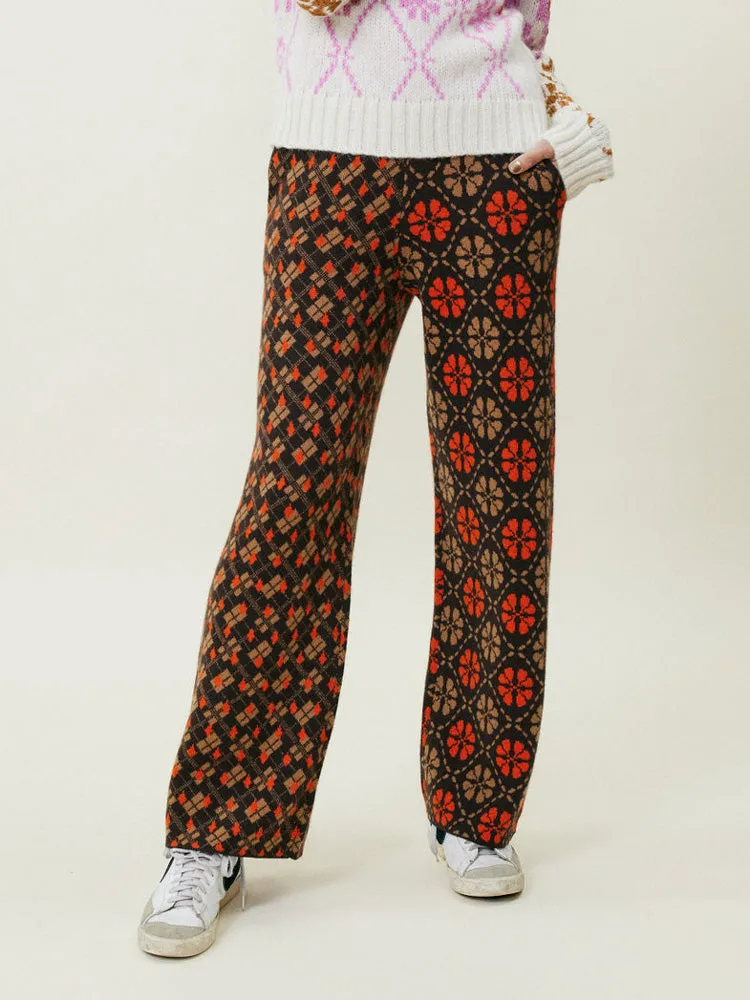 Jacquard Pants sold by Lingua Franca NYC