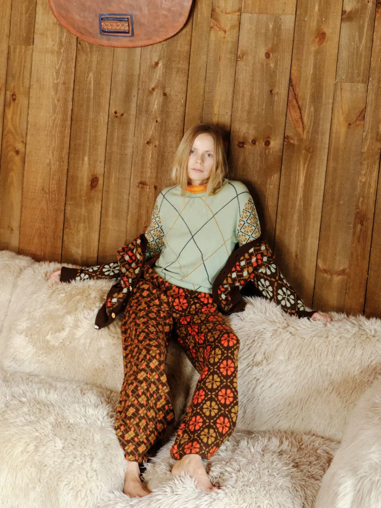 Jacquard Pants sold by Lingua Franca NYC product image thumbnail 4