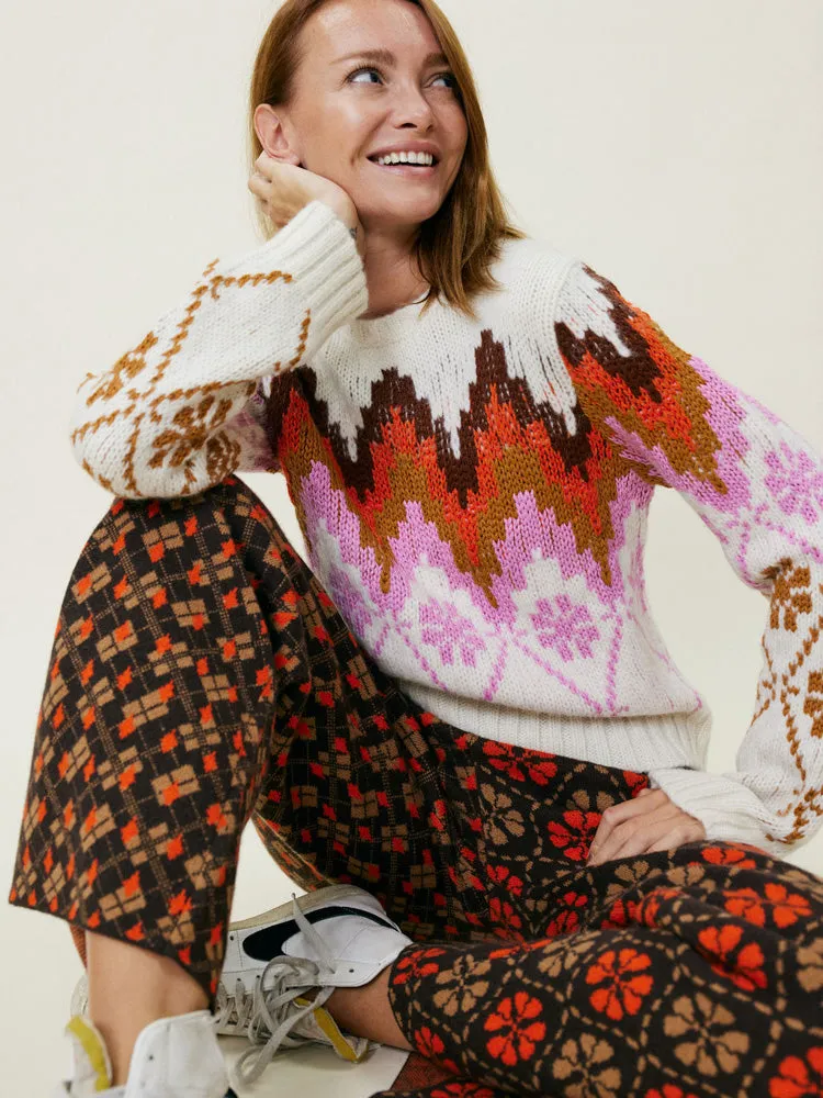 Jacquard Pants sold by Lingua Franca NYC product image thumbnail 3