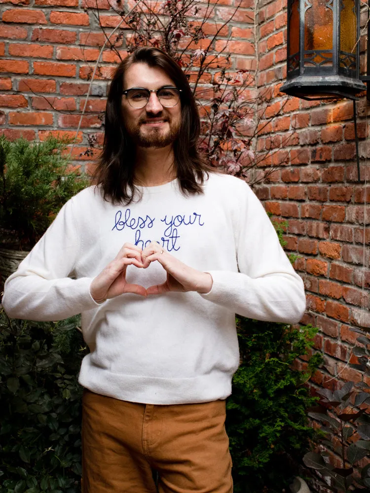 Landon Talks Crewneck sold by Lingua Franca NYC