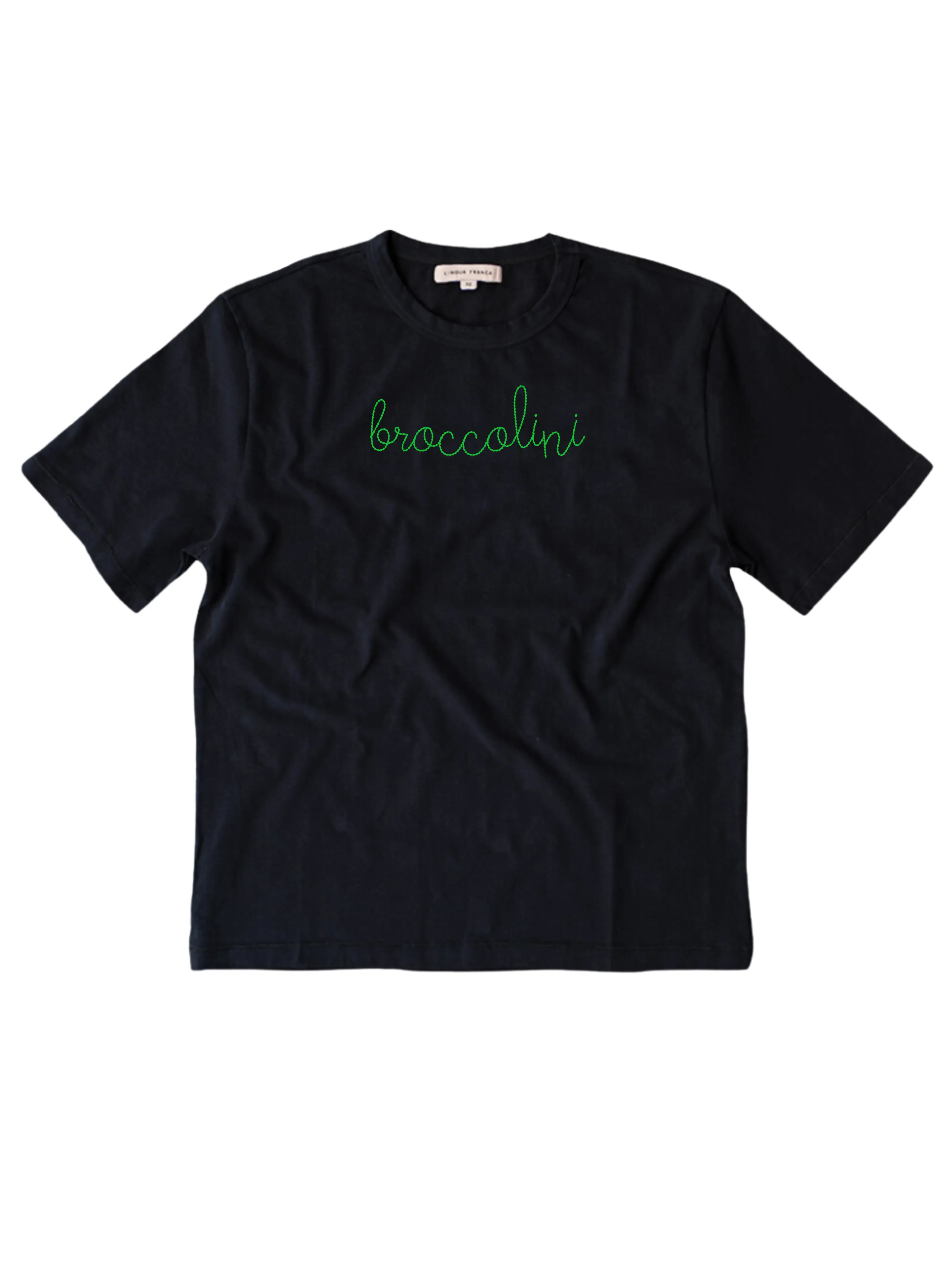"broccolini" T-Shirt sold by Lingua Franca NYC product image thumbnail 2