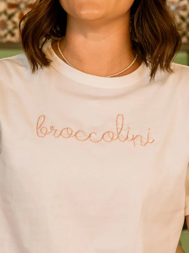"broccolini" T-Shirt sold by Lingua Franca NYC product image thumbnail 5