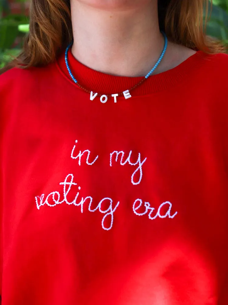 VOTE necklace sold by Lingua Franca NYC product image thumbnail 3