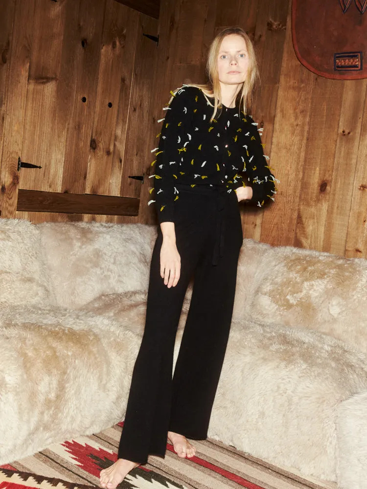 Two-tone Quilt Knot Cardigan sold by Lingua Franca NYC product image thumbnail 3