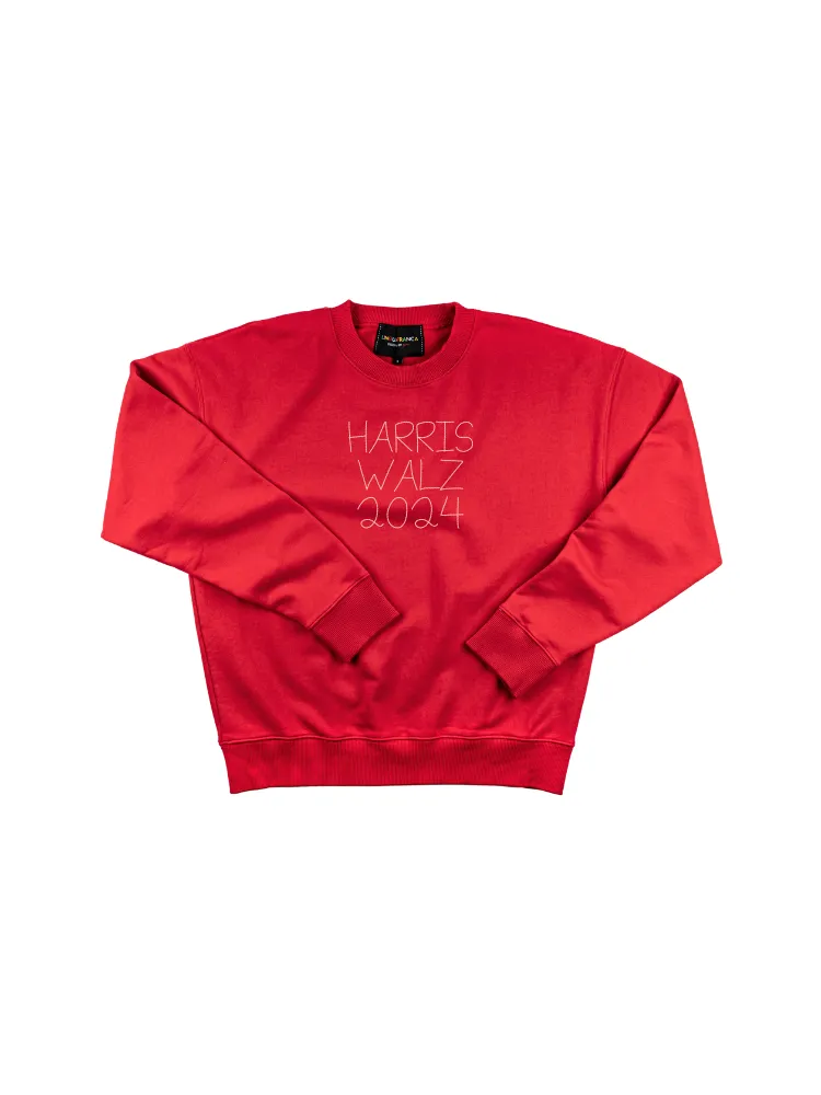"harris walz 2024" Men's Sweatshirt sold by Lingua Franca NYC product image thumbnail 5