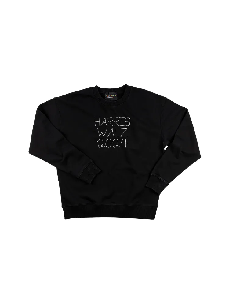 "harris walz 2024" Men's Sweatshirt sold by Lingua Franca NYC product image thumbnail 3