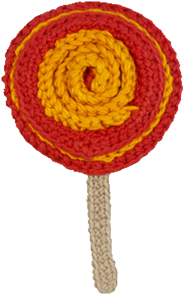 Lollipop Crochet Patch sold by Lingua Franca NYC product image thumbnail 2