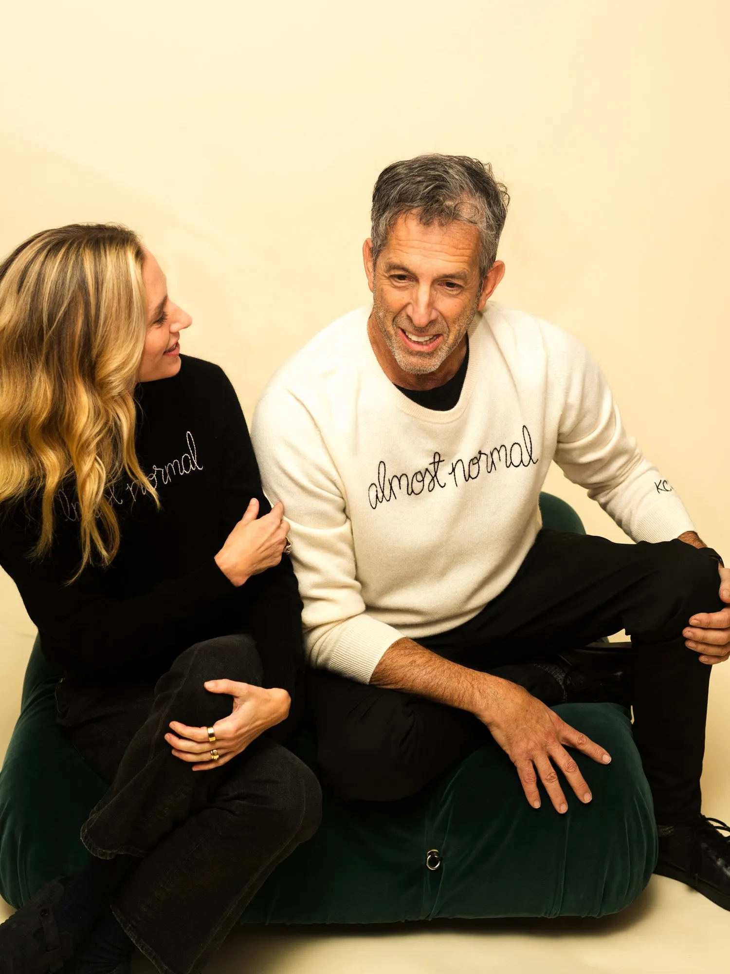 "almost normal" Crewneck sold by Lingua Franca NYC product image thumbnail 5