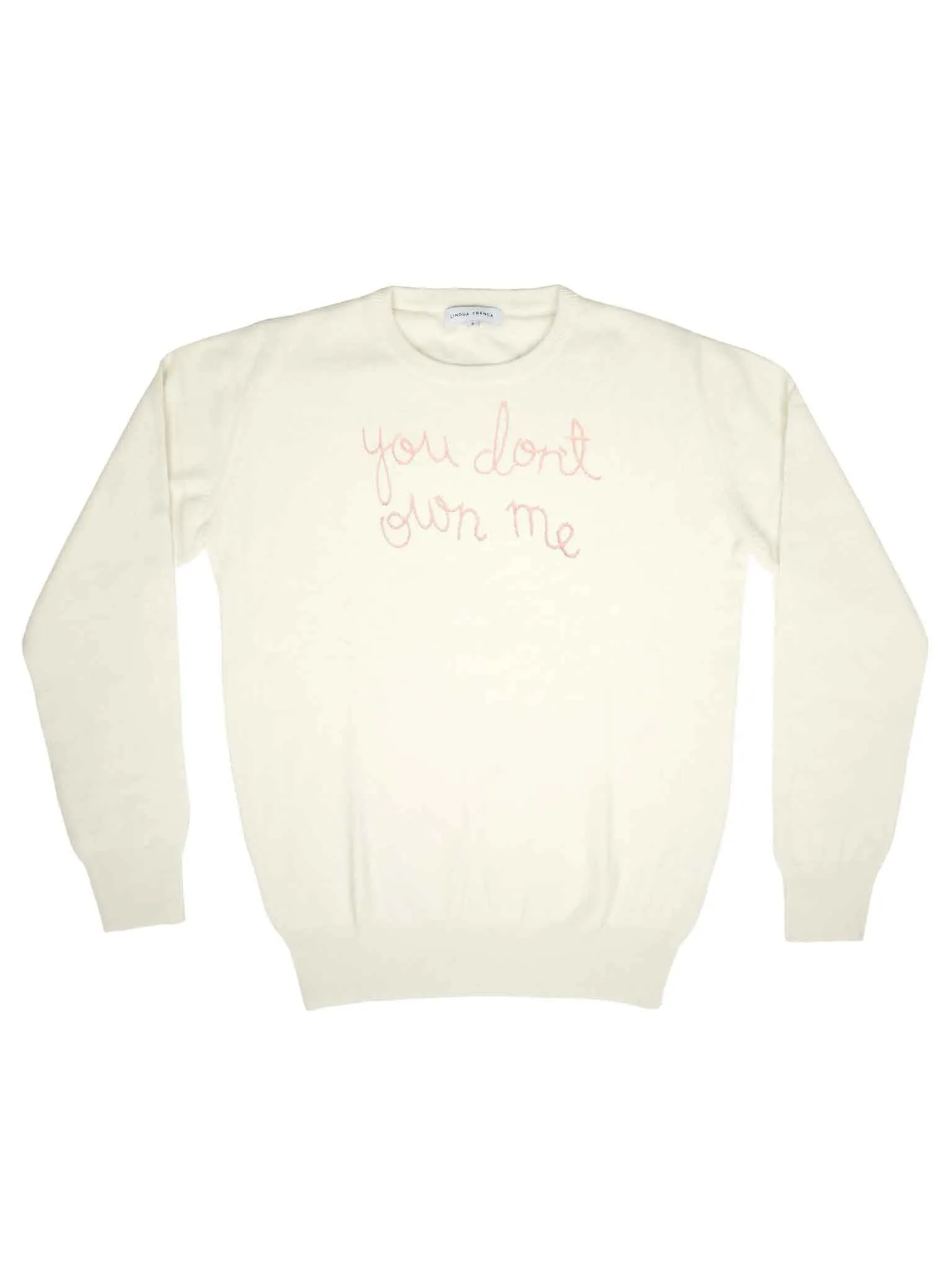 "you don't own me" Crewneck sold by Lingua Franca NYC product image thumbnail 2