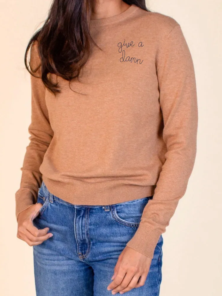 Custom Cotton Silk Crewneck sold by Lingua Franca NYC product image thumbnail 5