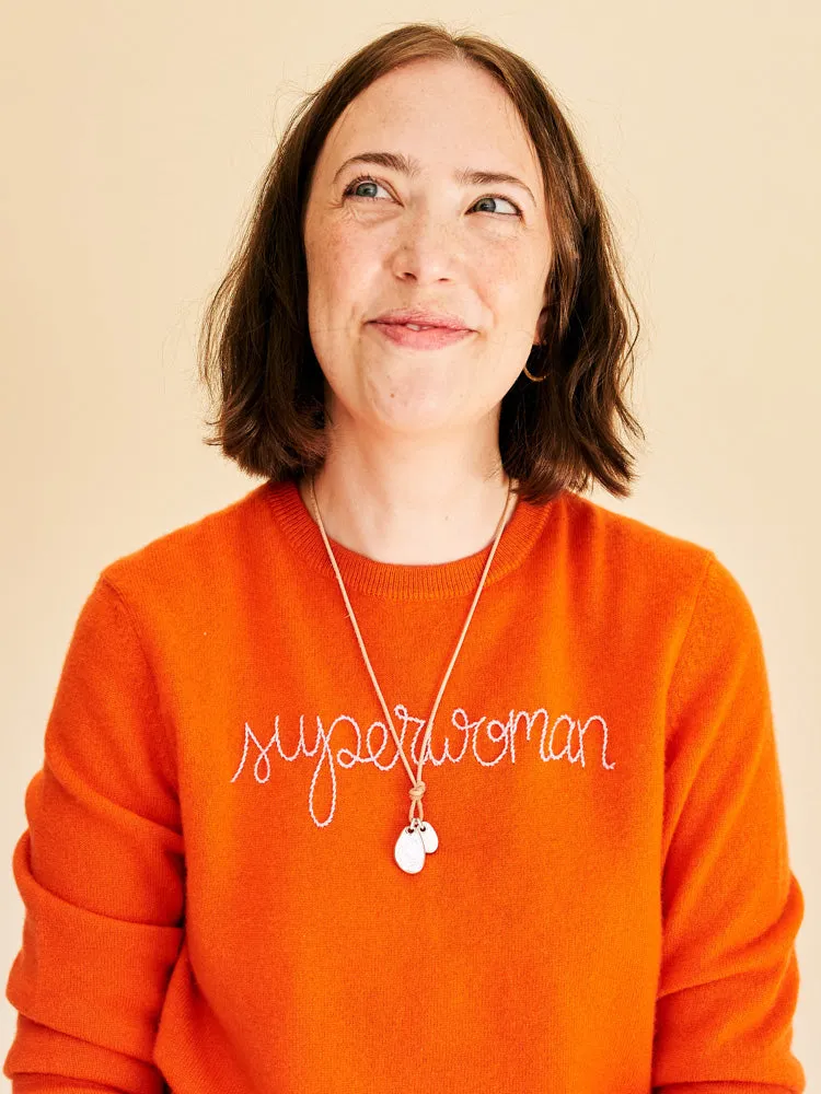 "superwoman" Crewneck sold by Lingua Franca NYC