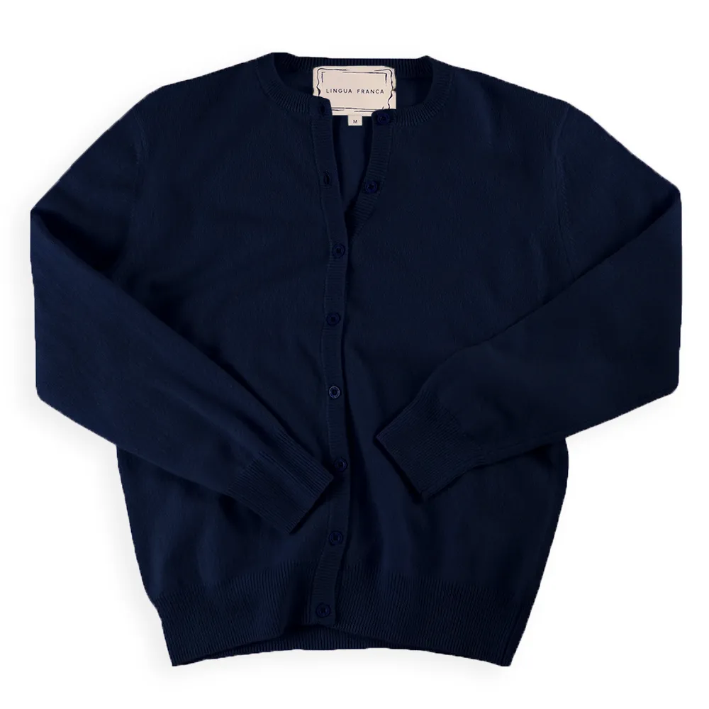 Classic Cardigan, Sans Stitching sold by Lingua Franca NYC product image thumbnail 5