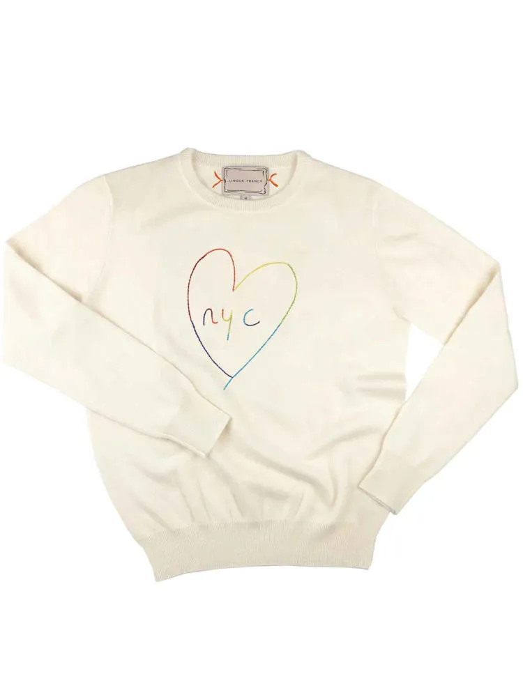 NYC Pride Crewneck sold by Lingua Franca NYC